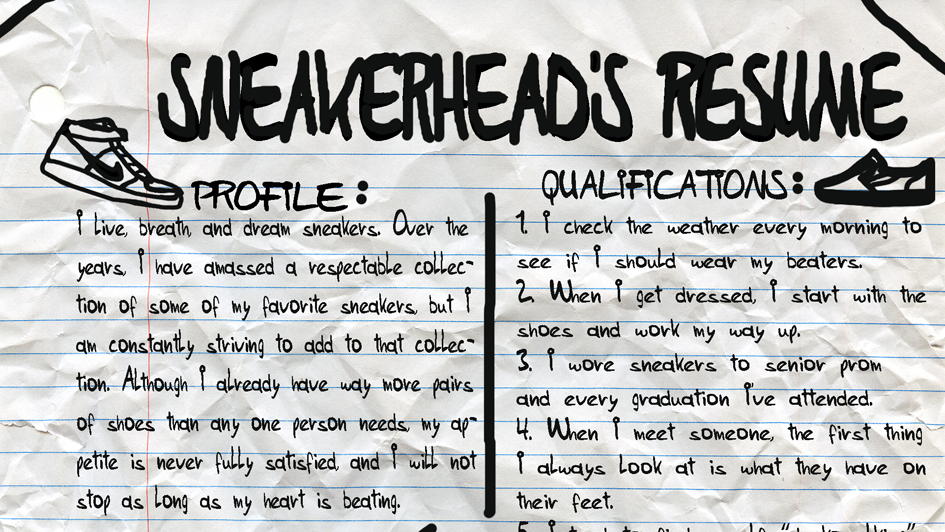Sneakerhead's Resume945x532