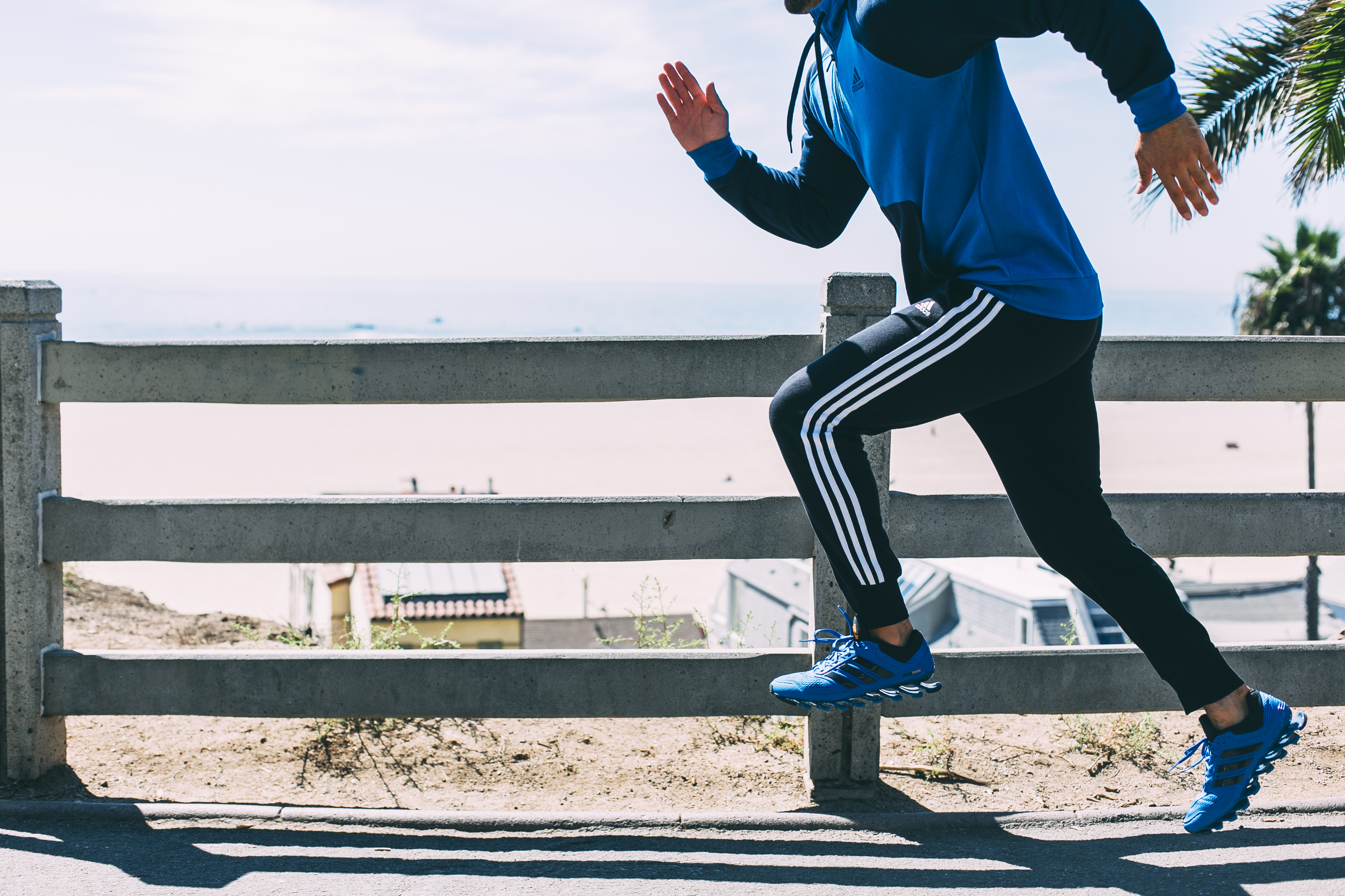 Running In A Sweatshirt