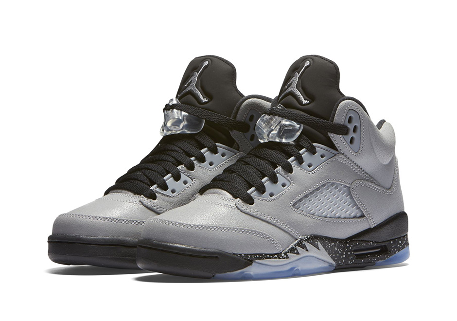 jordan retro 5 gray