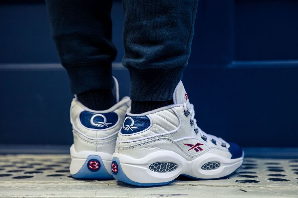 Reebok Question Mid 'Blue Toe' | The 