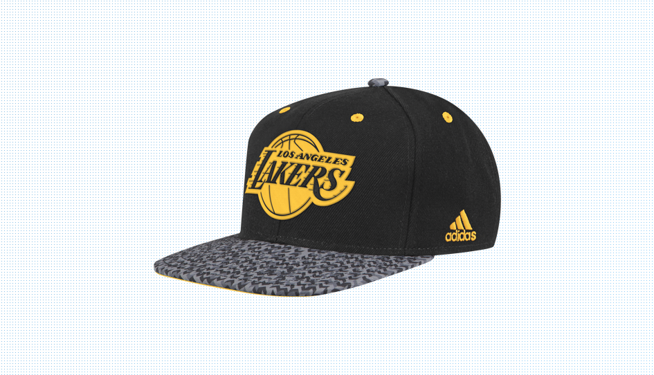 ADIDAS LOS ANGELES LAKERS SNAPBACK HAT