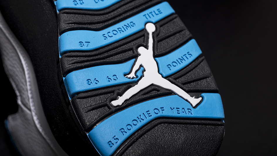 university blue jordan 10