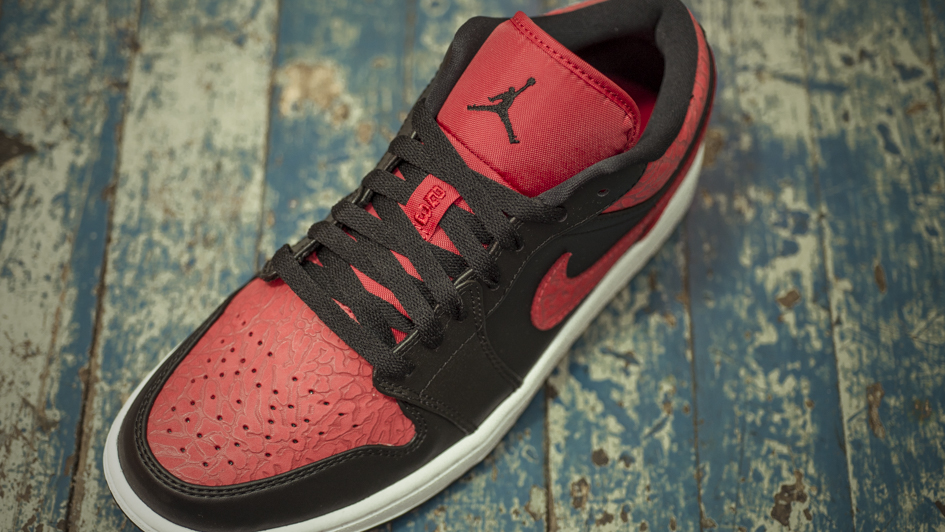 jordan 1 low bred elephant print