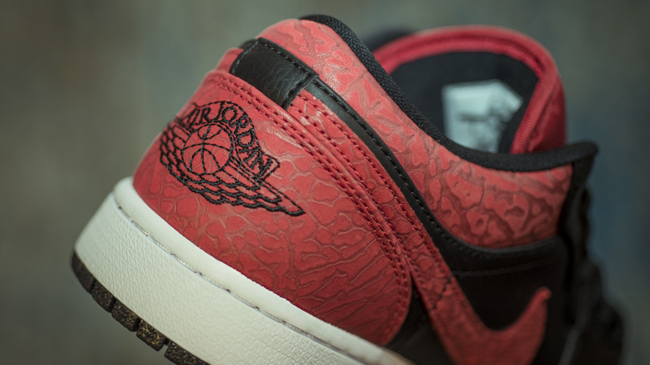 jordan 1 low bred elephant print