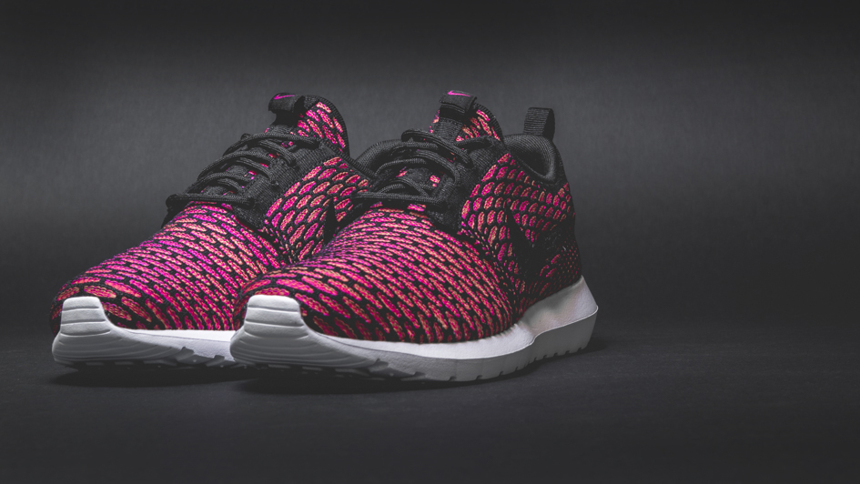 nike roshe run flyknit midnight fog