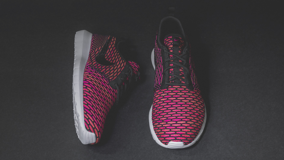 nike roshe run flyknit midnight fog