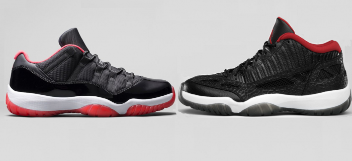 low top 11s on feet