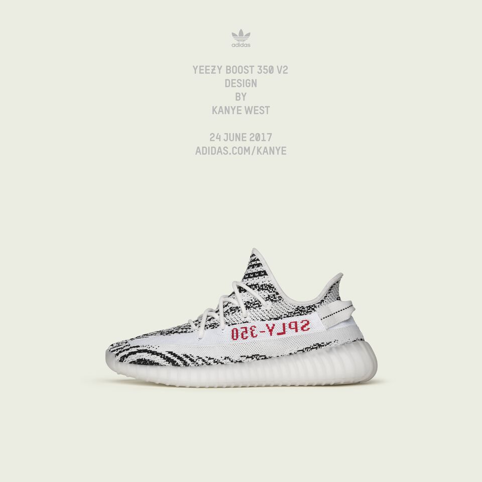 adidas Yeezy Boost 350 V2 'Zebra' In 