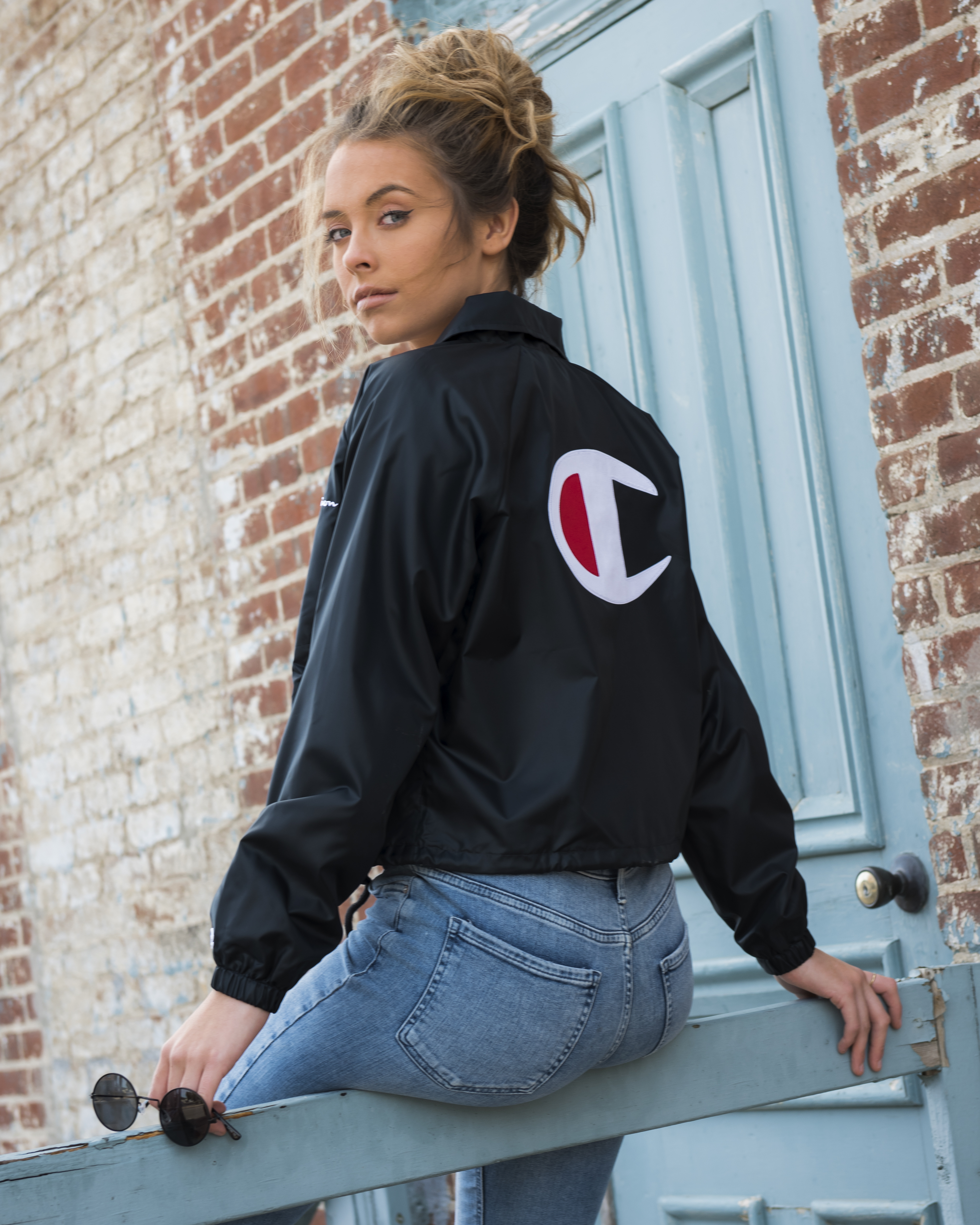 champion cropped jacket