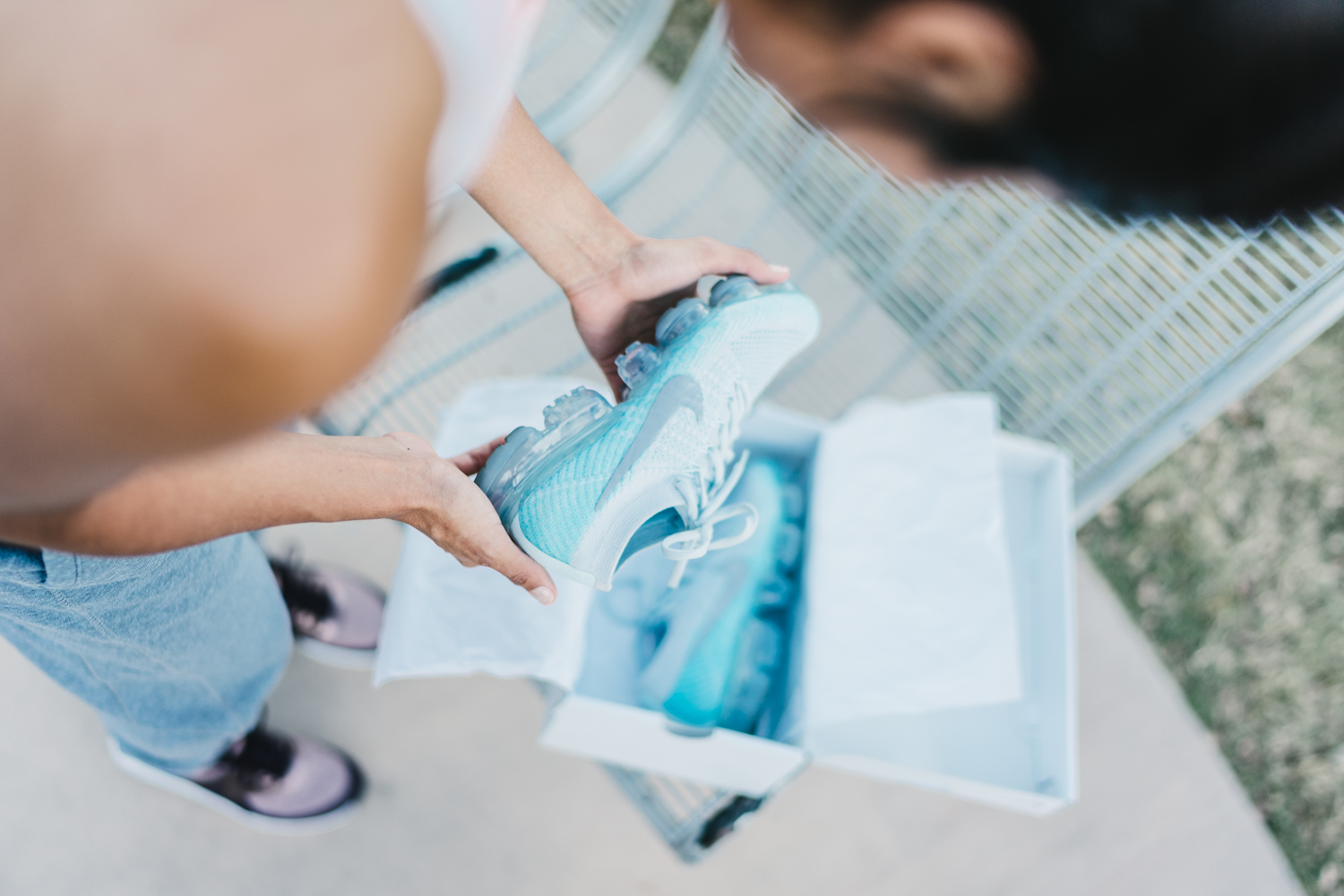 vapormax ice blue