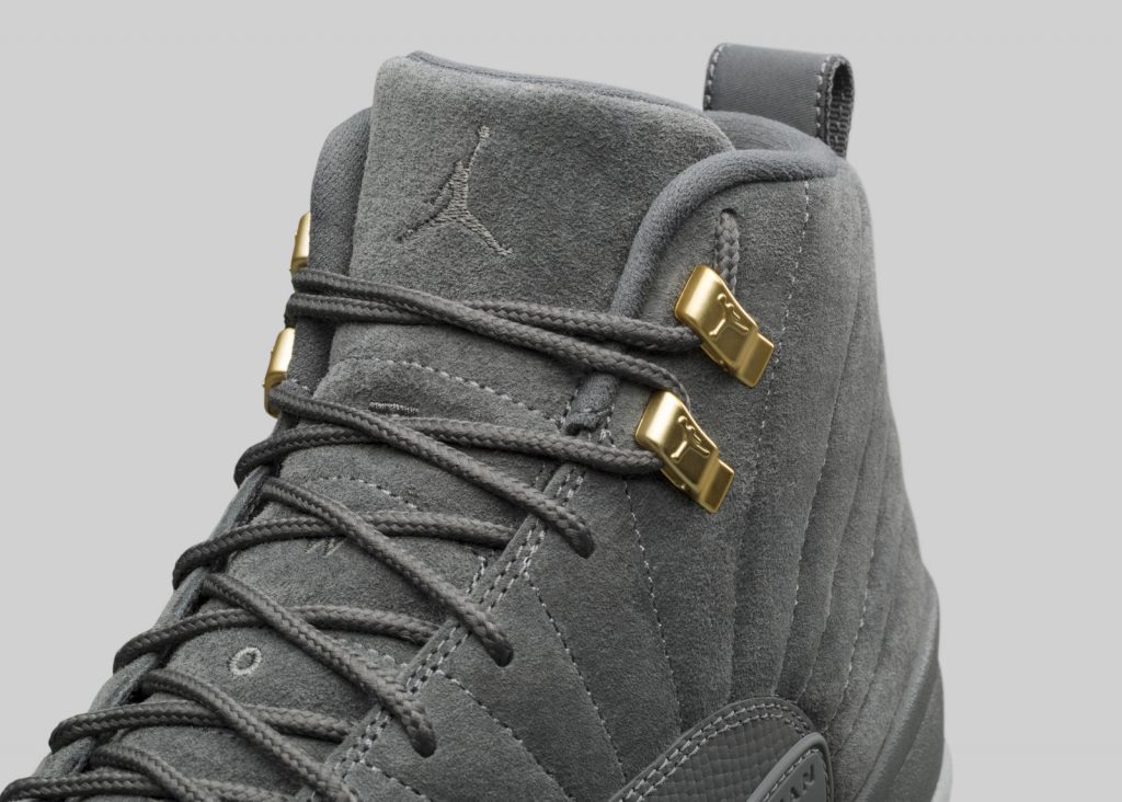 grey and gold jordan 12