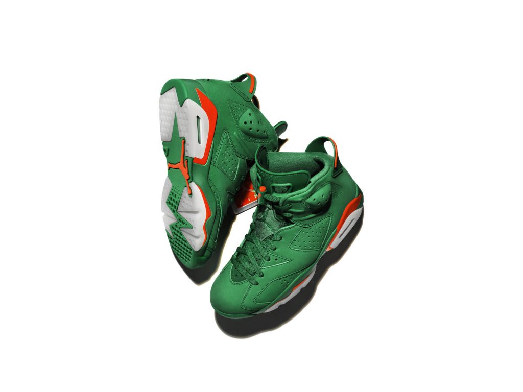 jordan retro 6 gatorade green