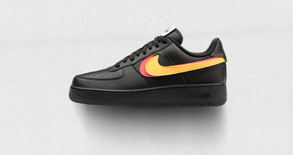 air force 1 with changeable velcro swooshes