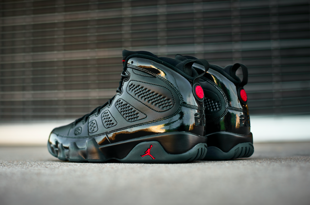 black university red jordan 9