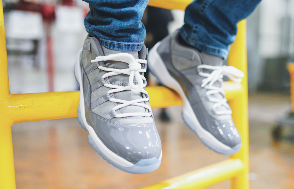 jordan retro 11 grey low