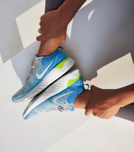 nike odyssey react grey blue