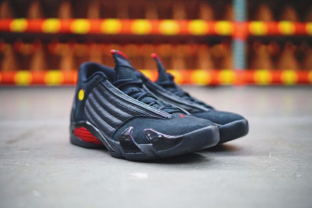 Air jordan 14 last shot best sale on feet