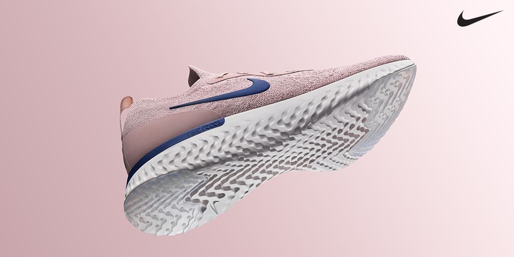 nike epic react diffused taupe