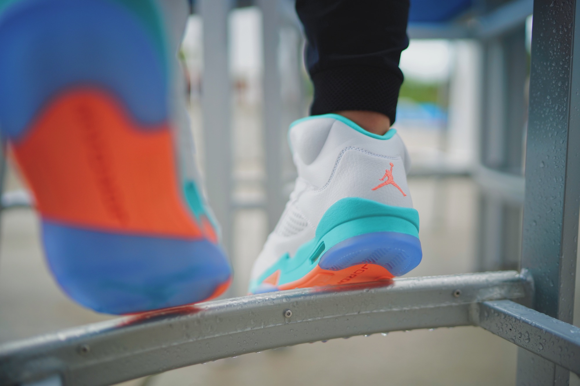 aqua 5s jordans