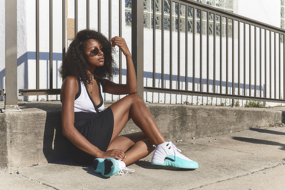 jordan 12 white and aqua