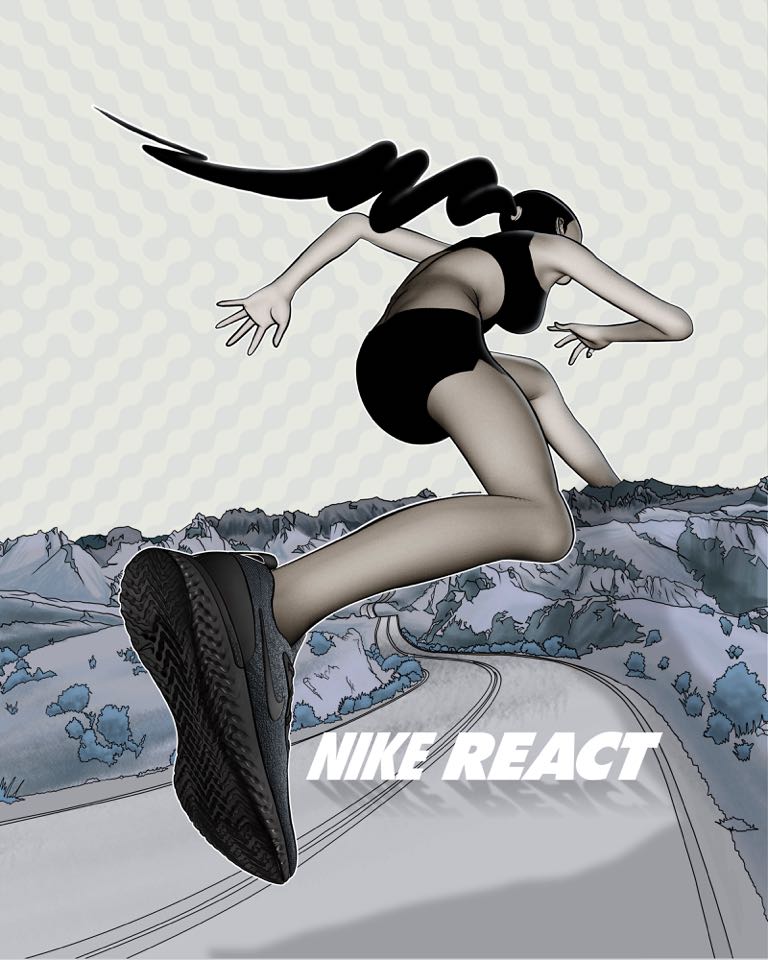 Nike epic hotsell react wallpaper