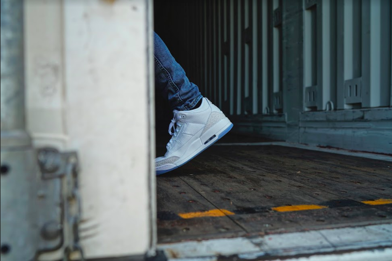 all white retro 3