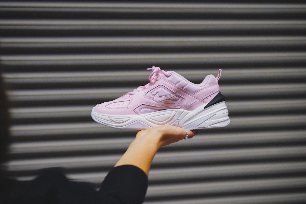 The Nike M2K Tekno Pink Foam The Fresh Press by Finish Line