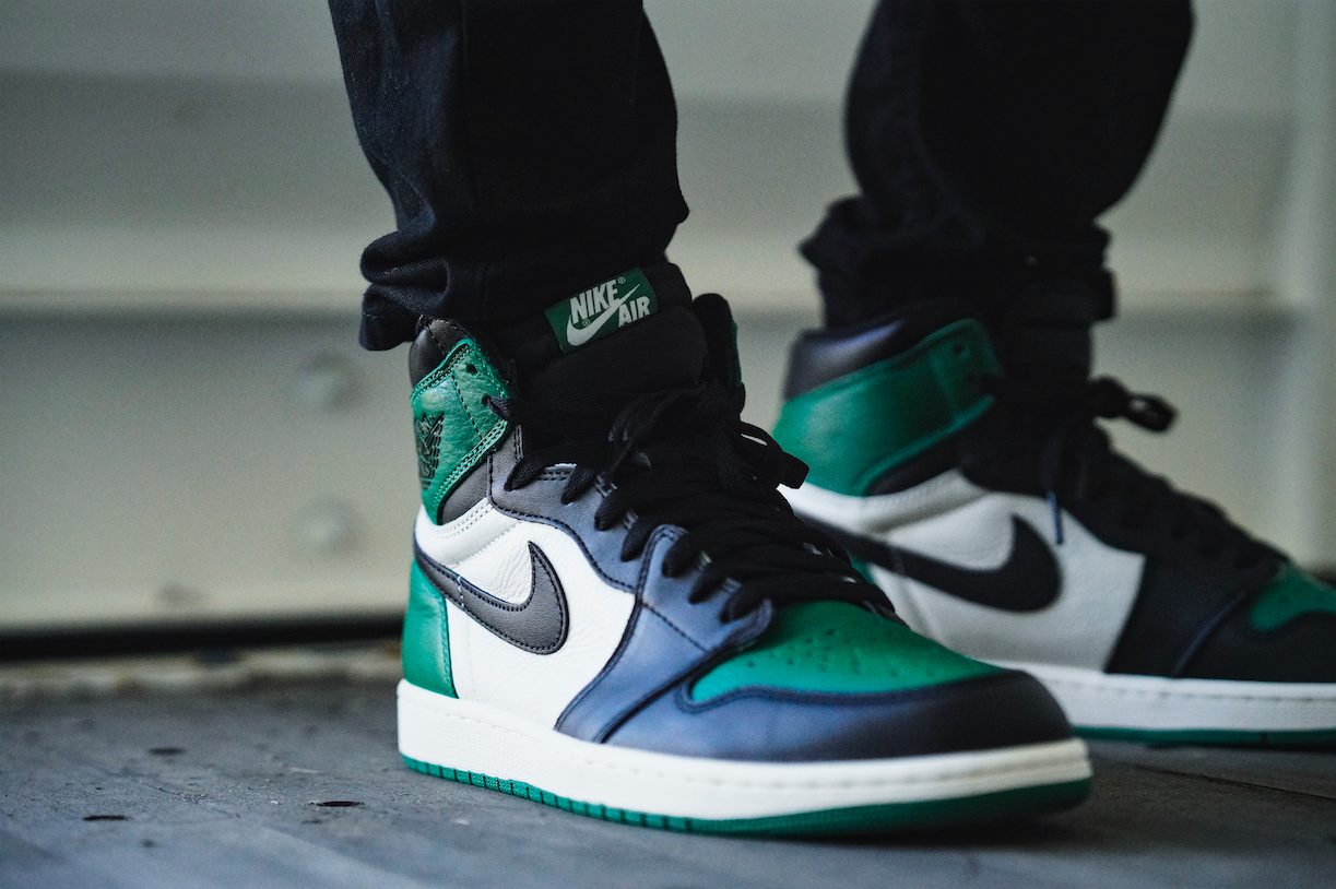 blue and green jordan 1