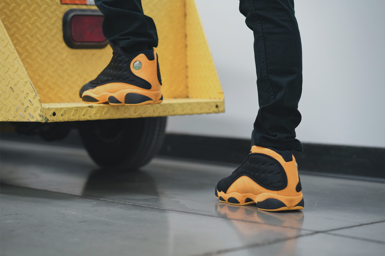 jordan 13 on feet