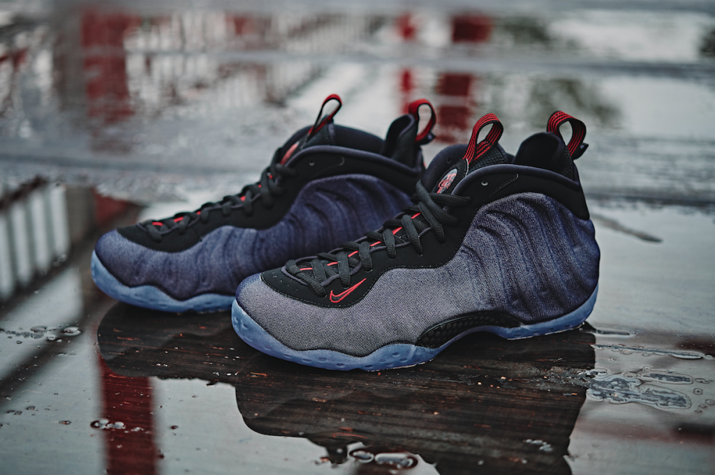 nike foamposite one denim