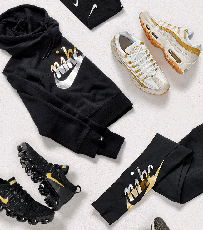 nike metallic clash collection