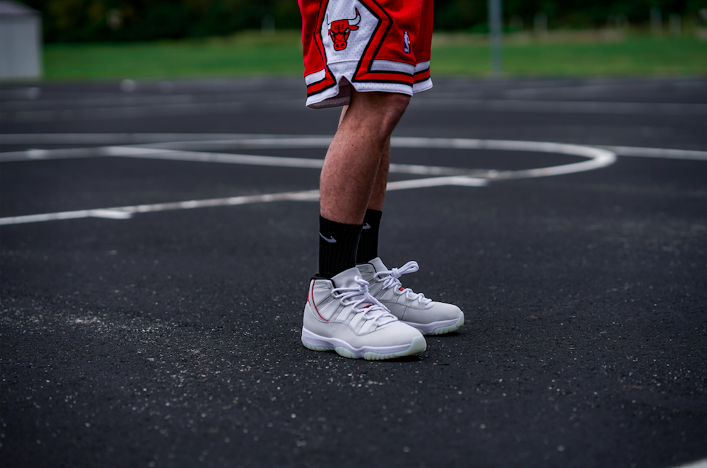 air jordan xi platinum tint