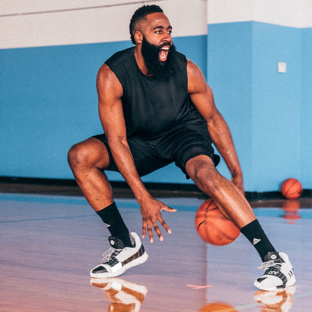 harden 3 on feet