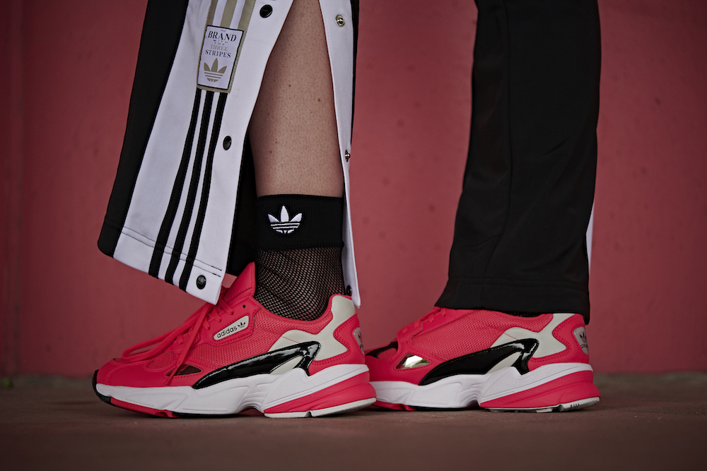 Adidas falcon shoes finish line online