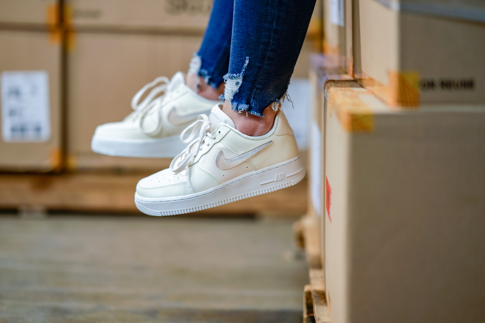 nike air force 1 womens cream