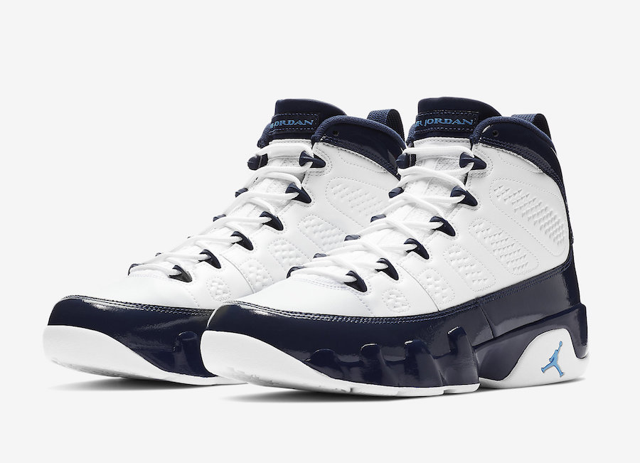 The Air Jordan Retro 9 'Pearl Blue 