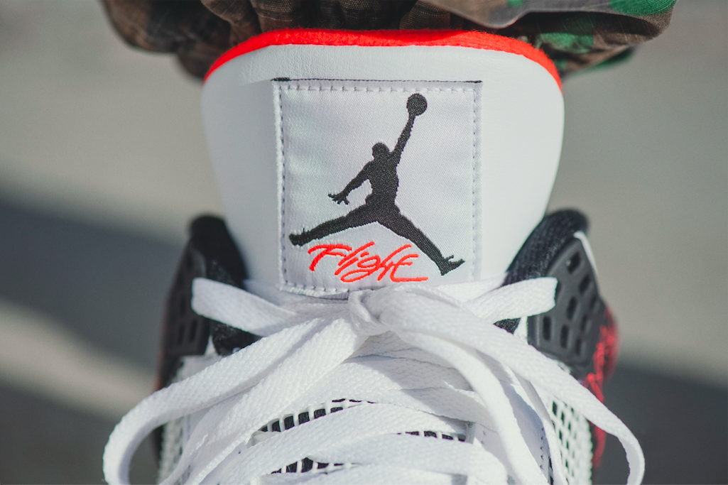 jordan 4 tongue logo