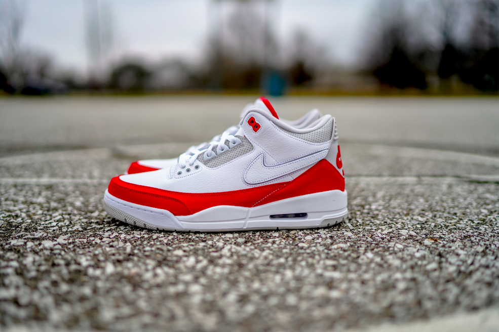 jordan 3 tinker red on feet