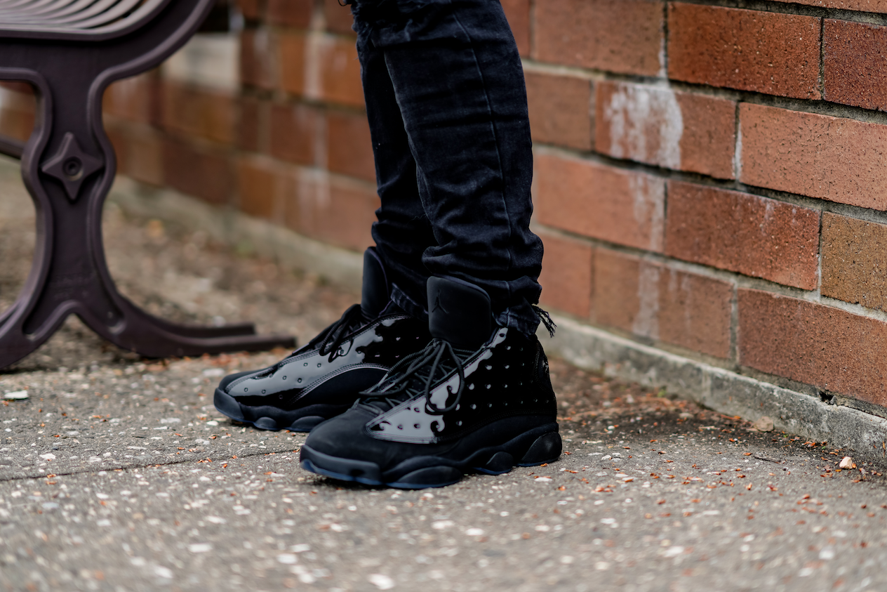 jordan retro 13 gown black