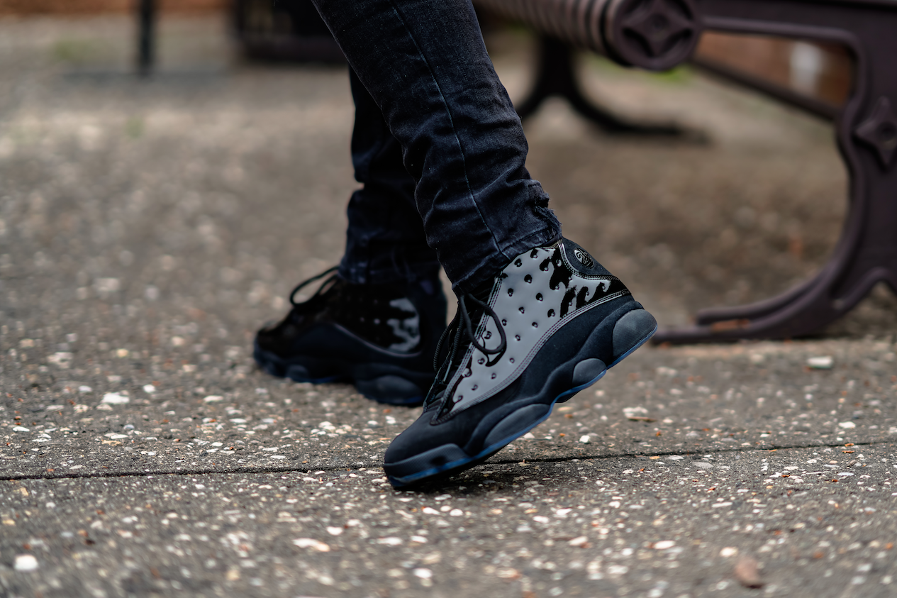 jordan 13 cap and gown