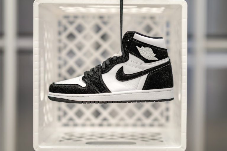 black and white twist jordan 1