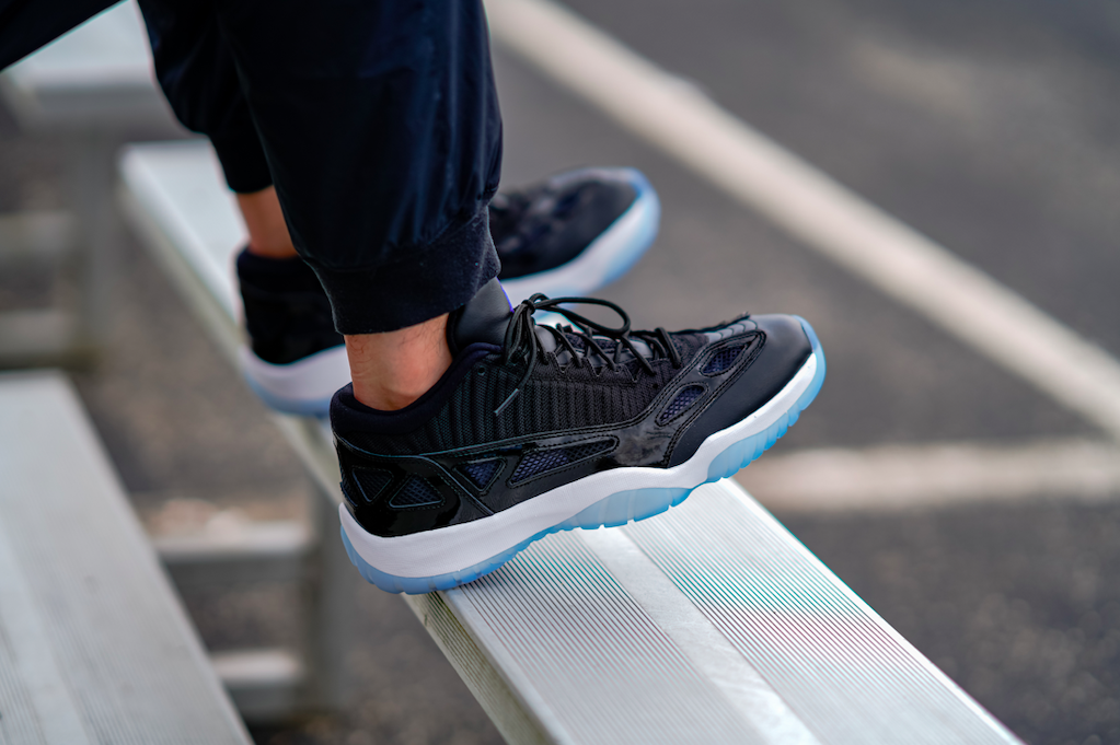 The Sleek Black Dark Concord Colorway Takes Over The Air Jordan Retro 11 Low I.E. The Fresh Press by Finish Line