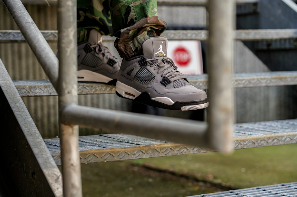 cool grey jordan 4 on feet