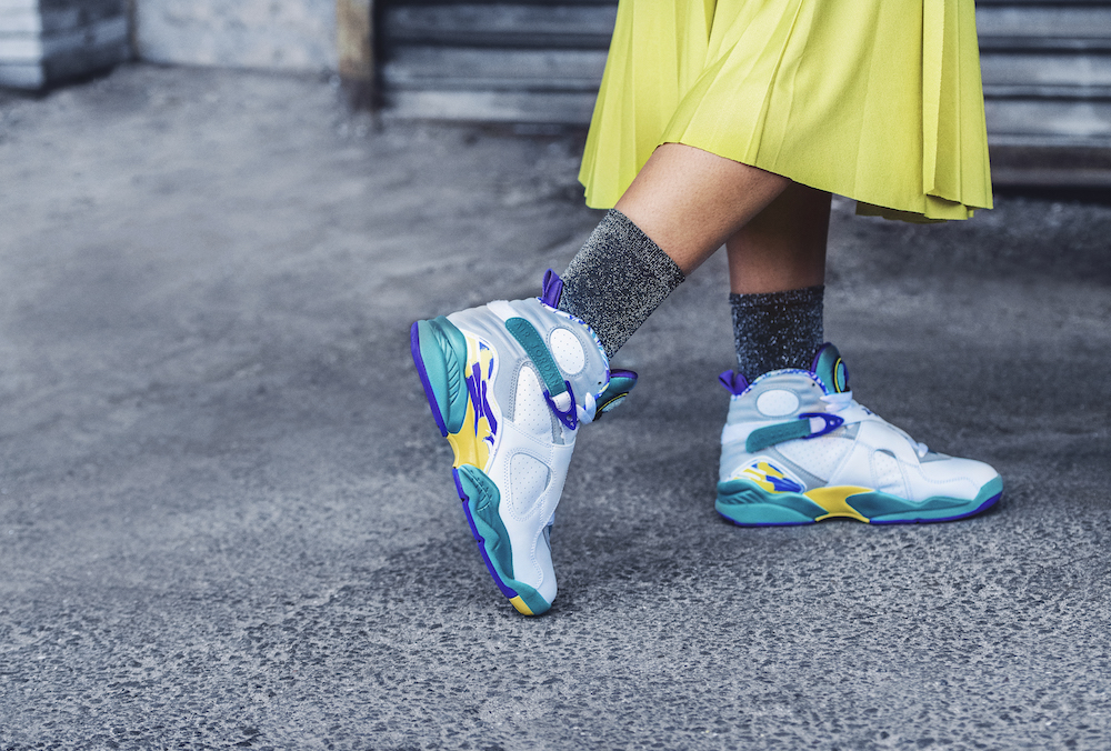 jordan 8 womens aqua