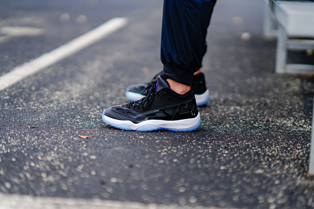 The Sleek Black Dark Concord Colorway Takes Over The Air Jordan Retro 11 Low I.E. The Fresh Press by Finish Line