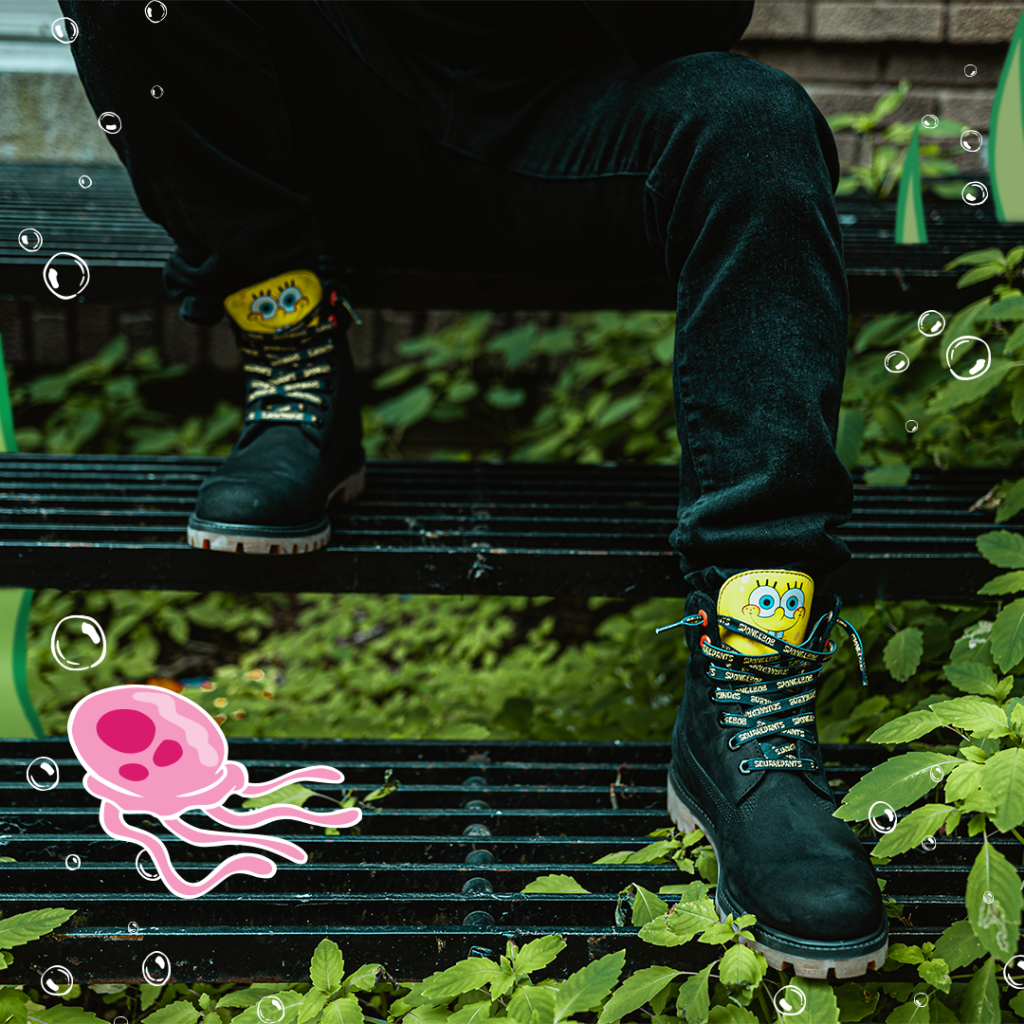 timberland boots spongebob