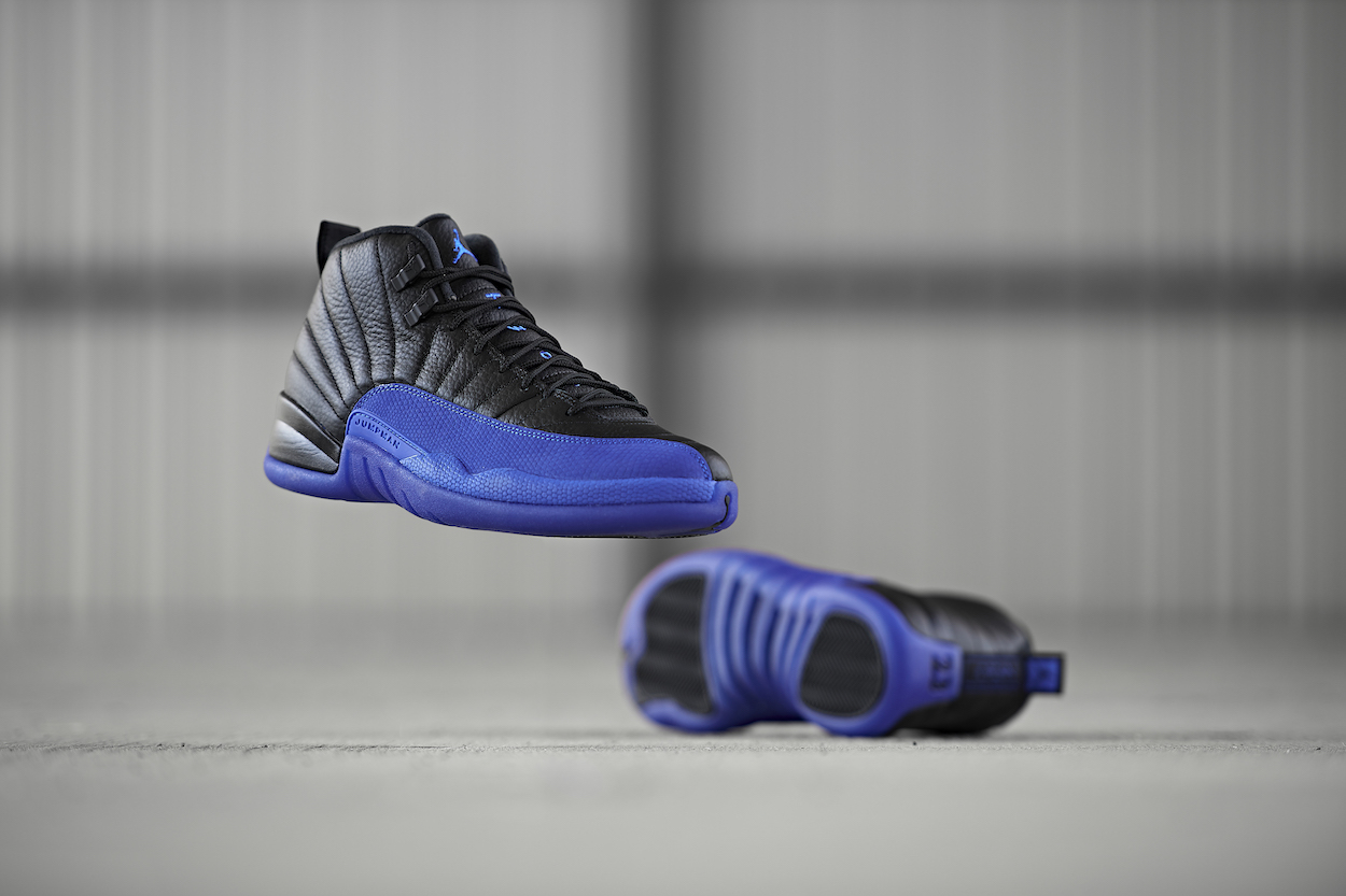 jordan 12 black blue