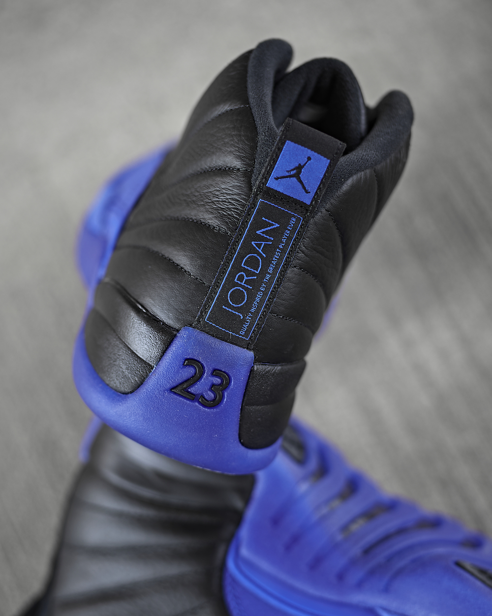 jordan 12 retro black blue