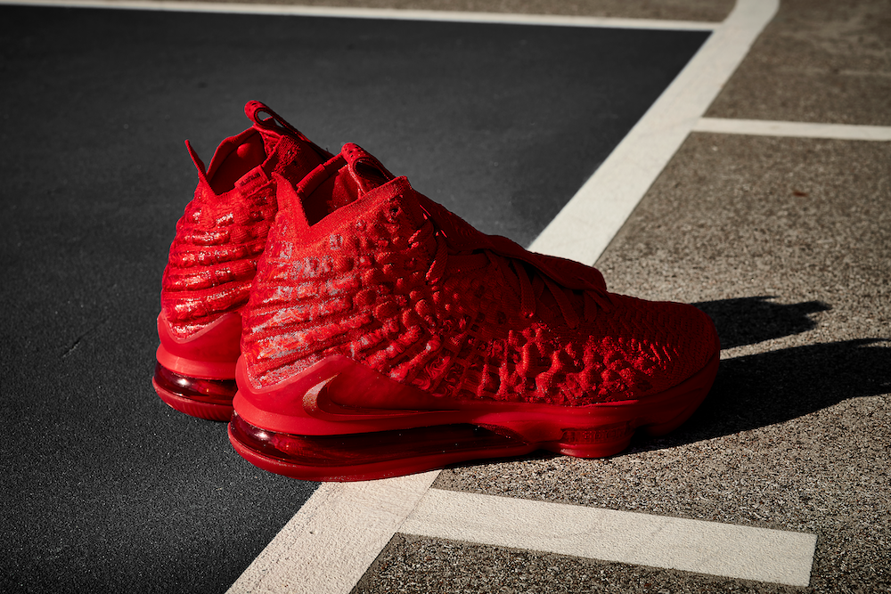 lebrons 17 red