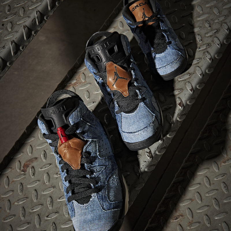 jordan 6 acid wash denim